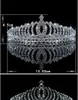 Bridal Wedding Dinner Headpieces Rhinestone Crystal Crowns Hair Accessories Tiara Bride Weddings Tiaras for Brides Hair Ornaments