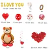 Creative Love Heart Bear Balloons День Святого Валентина День вечеринки Декор Air Helium Globos Свадебные Украшения Детские Игрушки Воздушный шар