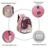 Bolsa portadora de gato portátil Backpack respirável Pet Pet Outdoor Viagens para Cães Cães Transparente Espaço