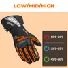 Motorcycle Heated Touch Screen Winter Warm Skiing Waterproof Rechargeable Heating Thermal Gloves For Snowmobile