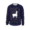 Men's Sweaters Men Women Snowman Snowflakes Ugly Christmas Sweater Unisex Crewneck Sweatshirt 3D Funny Printed Autumn Winter Xmas Jumpers To