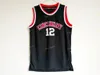 NCAA College Men 12 Oscar Robertson Jersey Basket Cincinnati Bearcats Maglie Black Stitched Team Traspirante