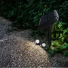 Outdoor Solar String Lights Vattentät Mini Ground Spike Light Pathway Scene Layout LED Garden Lawn Spotlight