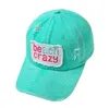 Broderad Baseball Hat Beach Crazy Letters Outdoor Sports Sun Caps 7 Färger Trucker Cap Party Favor DD176