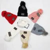 Erwachsene Dicke Warme Beanie Wintermütze Für Frauen Weiche Stretch Zopfmuster Herbst Gestrickte Pom Poms Designer Beanies Hüte Patchwork Frau Schädel Kappen Mädchen Ski Cap 20 Farben