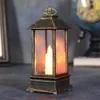 Decorações de Natal LED Small Wind Lantern Janela Criativa Decoração Night Light 2022 Ano Enfeites