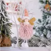 Angel Doll Merry Christmas Decoratie voor Huis 2021 Navidad Noel Kerst Ornamenten Xmas Tree Decor Cristmas Gift Nieuwjaar 2022