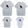 Inquiète Non Dépêche Tee-shirt Papa Mom Enfants T-shirt Body Body Body Look Famille Son fils Mommy et moi Vêtements 210417