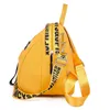 Backpack Female Backpacks Multi-purpose Casual Letter Multi-pocket Travel School Bag To Teenage Small Shoulder Bags