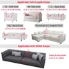Solid Color Fluwelen Sofa Cover Zachte Comfortabele Winter Slipvaste Bank voor Woonkamer Corner Slipcover 211207