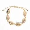 Tennis Nature océan cauris coquille Bracelets pour femme corde délicate chaîne Bracelet perles charme bohème plage bijoux livraison directe