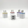 Dual USB -Wandladegeräte US -Stecker 2.1A Wechselstromanlage 2 Port für Huawei iPhone Samsung LG