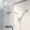 Duschgardiner polyestertyg med digital tryckt vattentätt badrumsgardin 10 st krokar