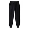 Våren höst män casual sweatpant mode joggare dragsko byxor solid färg hip hop tracksuit fitness pants sportkläder män