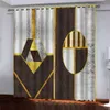 抽象的な創造性ヨーロッパのカーテン遮光窓コルチナのリビングルームの寝室のスペースデザインキッチンカーテンのドレープ