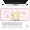 Anime grande mouse grande borracha tapete de borracha velocidade kawaii xl teclado borda de bloqueio otaku computador mesa de mesa