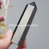 Guld Sheen Black Obsidian Crystal Stone Points Generator Hantverk, Naturligt Gyllene Volkaniska Glas Mexiko Polerat Obelisk Tower Wand För Kontor, Hem, Meditation, Chakra