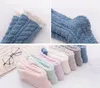 Coral fleece knit socks Candy Color Floor Sleep Fuzzy stocking Lady Winter Warm Fluffy Thick Towel Sock Women Girls casual Stockings