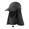 Cagoule pliable écharpe intégrale Protection solaire randonnée cyclisme couvre-chef chapeau été chapeau de soleil Anti UV casquettes masques