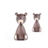 Ryssland Little Bear Wood Ornaments for Decor Equirrel Furniture Crafts Small Gifts Toy Ornament Home 210804