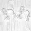 Fumer Quartz Terp Vide Slurper Up Oil Banger 25mm OD Clous Quartz Domeless 14mm 18mm Mâle Femelle Joint Clair Pour Bangs En Verre Dab Rigs