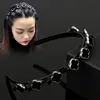 Hair Band Hair Braiding Artifact 2021new Hairpin FourLeaf Clover Bang Hairpin Internet Celebrity Woven Gathered Headband Broken H6469172