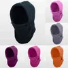 Unisex Polar Hood Hapt Happ Casual Beanie Ciepłe owłosione śnieg Czapka z maską Maska Wiatroszczelna rowerowe bombowiec kapelusze dla Unisex 9.22 Y21111