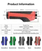 Grips MTB Bike Handles Borracha MB Buff à prova de choque Anti-Slip Racing Mountain Bicicleta Grip Peça de bicicleta