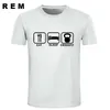 Eat Sleep Crossfit T-Shirt Männer Sommer Kurzarm Baumwolle Mann Lustige T-Shirts T-Shirts Top 210707