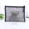 Grille noire sac cosmétique Transparent femmes voyage fonction maquillage sac fermeture éclair organisateur pochette de rangement toilette beauté lavage étui