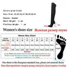 Boots Sexy Over The Knee High Woman Flock Leather Thick Heels Women Winter Black Apricot Brown Party Shoes