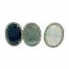 Bröllopsringar Retro Reiki Healing Quartz Women Party Natural Stone Turquoises Crystal Opal Agates Justerbar manschett3655257
