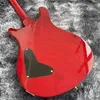 Rare Smith Dragon 2000 #30 Red Flame Maple Top Электрогитара с оберткой вокруг хвостовой части, инкрустация в виде птиц из морского ушка, золотая фурнитура