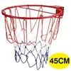 32cm/45cm Children Kids Adult Steel Basket balls Ring Hoop Net with Screws Wall Mounted Basketball Rim Net Indoor Outdoor Sport