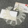 Fabriksuttaget damer mode kvinnor kedja imitation pärlor söt flätad bröllopsfest smycken älskare chocker halsband