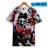 Custom Man Baseball Jersey Knappar Homme T-shirts 3D Tryckt skjorta Streetwear Tees T Shirts Hip Hop Kläder Fram och bak Tryck Bra 084