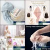 Handdoek home textiel tuin microvezel haar handdoeken wikkel voor vrouwen krullende spa tulband snelle drogende baddouche dop snel droge kop drop leveren