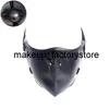 Massaggio Sex Toys Black Pu Leather Head BDSM Bondage Hood Mask Gag Flirtare erotico Giocattolo per adulti Cosplay regolabile per coppie