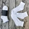 Ankle socks Men Short Sock High Quality Cotton With Foot Pattern Sports Of Tags Black white