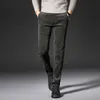 Automne hiver ly mode hommes jeans élastiques slim ajustement décontracté velours côtelé style coréen style vintage designer intelligent pantalon de costume intelligent