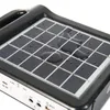 손전등 토치 휴대용 6V 충전식 태양 광 패널 전원 저장 생성기 시스템 USB 충전기 램프 조명 홈 에너지 키트