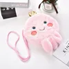 Mignon dessin animé pieuvre bébé enfants sac à bandoulière belle peluche poupée enfants Mini sacs à bandoulière garçons filles porte-monnaie changement cadeau