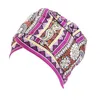 Beanie/Skull Caps Muslim Long Tail Headwrap Turban For Women African Print Hijab Scarf Hat Jewish Headcover Arab Ladies Head