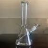 QBsomk Hookahs Beaker Bong avec des conduites d'eau de base d'épaisseur d'attrape-glace pour fumer des bangs en verre simples