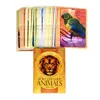 Linguagem Secreta de Animais Cartão Oracular Tarot Cartões e PDF Divinate Deckation Deck Deck Entertainment Board Game 45 PCS / Caixa Love LFRF