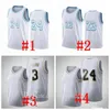 Top Quality Los city Angeles Lower Merion 33 player Anthony 3 Davis 23 Player 14 Gassol 4 Caruso 0 Kuzma Black Mamba Youth basketball Jersey