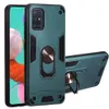 Gevallen voor Samsung Galaxy A51 A71 Armor Shockproof Case Magnetic Ring Stand Hard PC beschermende achterkant voor Galaxy A81 A91 A41 A21S