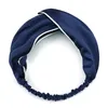 Damen-Stirnbänder mit Twist-Knoten-Seidensatin, elastisches Criss-Cross-Haarband
