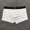 Mutande traspiranti in cotone Morbidi boxer da uomo Brevi pantaloncini da uomo sexy Boxer con stampa di lettere Intimo per uomo Asciugatura rapida