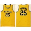 Nikivip Jalen Rose 5 Michigan College Basketball Jersey Chris Webber 4 Juwan Howard 25 Men costura